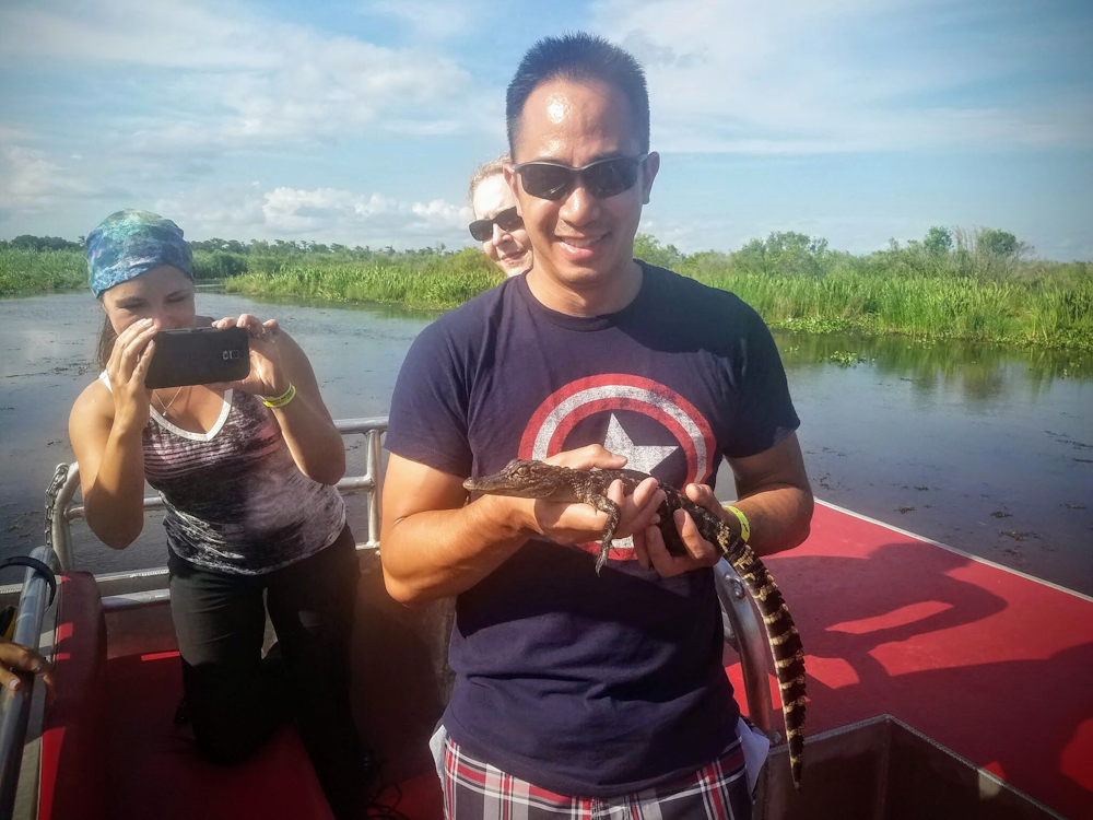 May 31, 2016 - Found an alligator in the swamps of New Orleans