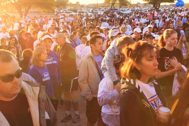 On January 8, 2011, U.S. Representative Gabby Giffords and 18 others were shot during a constituent meeting held in a supermarket parking lot in Casas Adobes, Arizona, in the Tucson metropolitan area. The United We Run 5K was organized by CrossFit Now and CrossFit Purgatory in the weeks afterwards to benefit the families of the shooting victims.