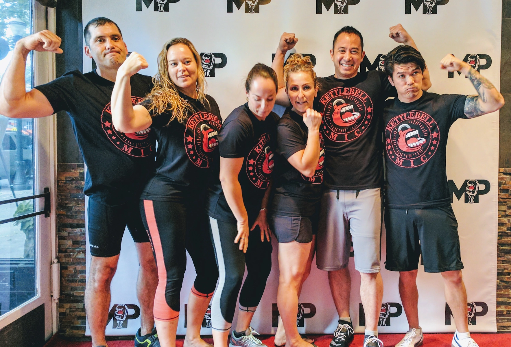 Team silliness at the Silicon Valley Kettlebell Open Competition